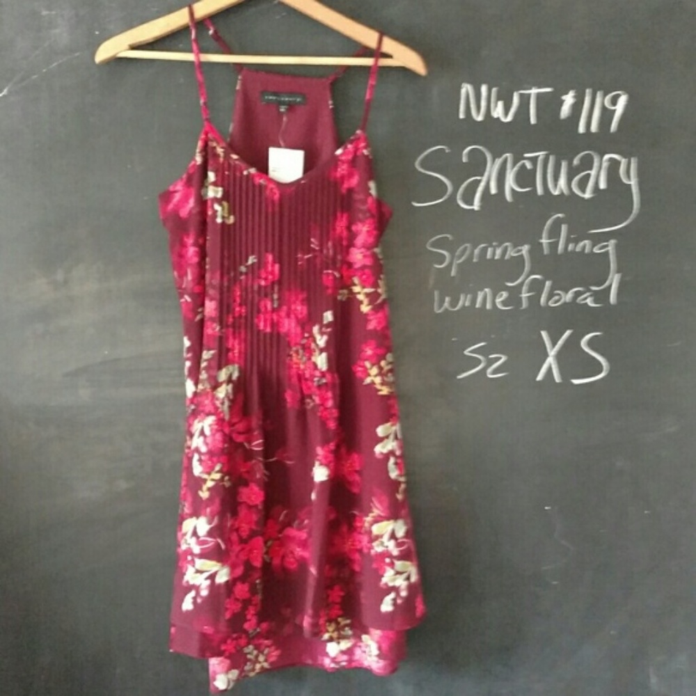 $119 Sanctuary Dress Spring Fling Sz XS